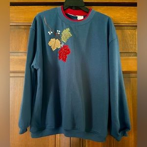 Basic Editions Fall Crew Neck Sweatshirt